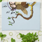 Linge De Cuisine Chouette de musique (Plié)