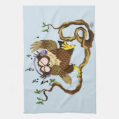 Linge De Cuisine Chouette de musique (Vertical)