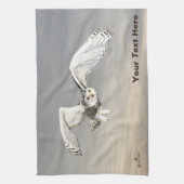 Linge De Cuisine Chouette des neiges (Vertical)