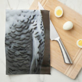 Linge De Cuisine Chouette des neiges ktcnm (Quart Plié)