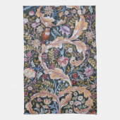 Linge De Cuisine Chouette et fleurs, William Morris (Vertical)