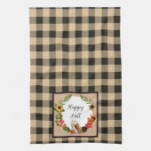 Linge De Cuisine Chouette et nature avec texte personnalisable (Vertical)