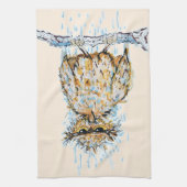 Linge De Cuisine Chouette mouillée (Vertical)