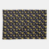 Linge De Cuisine Chouette noire (Horizontal)