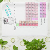 Linge De Cuisine Chouette Table périodique des éléments (Plié)