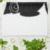 Linge De Cuisine Chouette Tâche d'Encre (Plié)