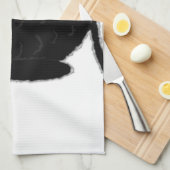 Linge De Cuisine Chouette Tâche d'Encre (Quart Plié)