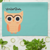 Linge De Cuisine Chouette unibrow UnibrOwl | Chouette à sourcils mi (Plié)