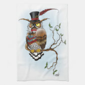Linge De Cuisine Chouette victorienne (Vertical)