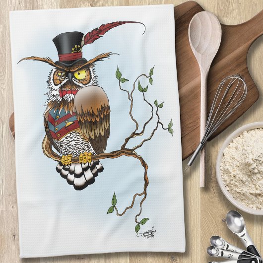 Linge De Cuisine Chouette victorienne