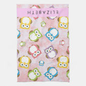 Linge De Cuisine Chouettes mignonnes, Chouette Motif, Chouettes col (Vertical)