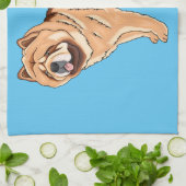 Linge De Cuisine Chow Chow dog cartoon (Plié)