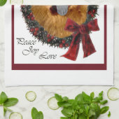 Linge De Cuisine Chow Chow Noël (Plié)