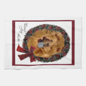 Linge De Cuisine Chow Chow Noël (Horizontal)