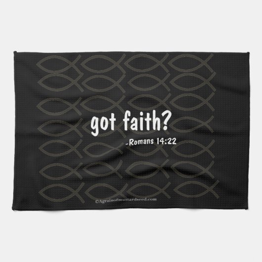 Linge De Cuisine chrétien (Horizontal)