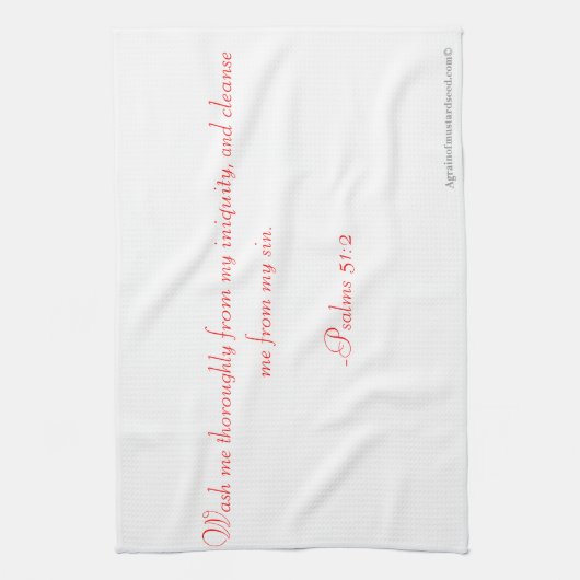 Linge De Cuisine chrétien (Vertical)