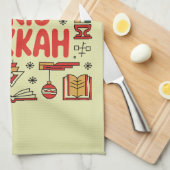 Linge De Cuisine Chrismukkah Hanoukka Noël Juif Religieux (Quart Plié)