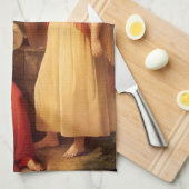 Linge De Cuisine Christ et Samaritain par Christian Schleisner (Quart Plié)