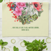 Linge De Cuisine Christian BLOOM OÙ VOUS ÊTES PLANTÉ Floral (Plié)