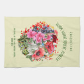 Linge De Cuisine Christian BLOOM OÙ VOUS ÊTES PLANTÉ Floral (Horizontal)