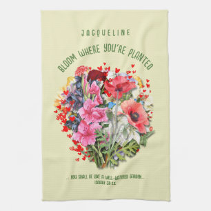 Linge De Cuisine Christian BLOOM OÙ VOUS ÊTES PLANTÉ Floral
