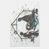 Linge De Cuisine Christian Saint Bébé Jésus Noël Nativité Scène (Vertical)