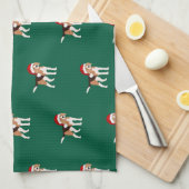 Linge De Cuisine Christmas Beagle (Quart Plié)