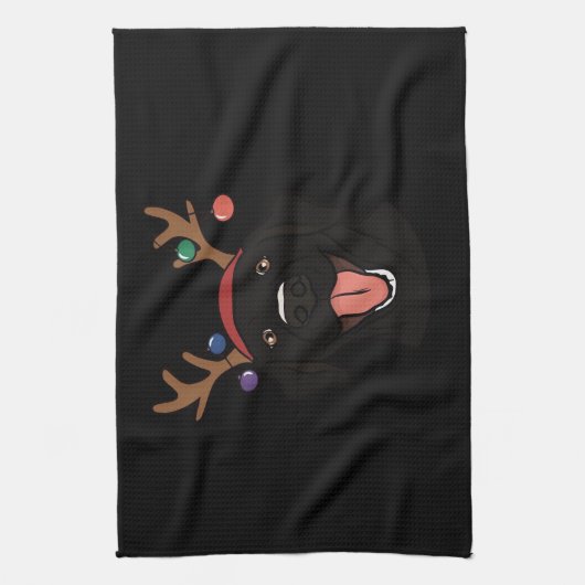 Linge De Cuisine Christmas Black Lab Essential T-Shirt (Vertical)