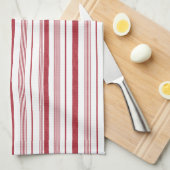 Linge De Cuisine Christmas Candy Striped Kitchen Towels (Quart Plié)