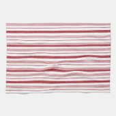 Linge De Cuisine Christmas Candy Striped Kitchen Towels (Horizontal)