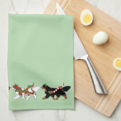 Linge De Cuisine Christmas Cavaliers Parade (Quart Plié)