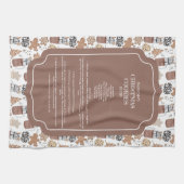 Linge De Cuisine Christmas Cookies Holiday Baking Recipe Keepsake (Horizontal)