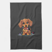 Linge De Cuisine Christmas Dachshund Lights (1) (Vertical)