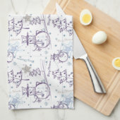 Linge De Cuisine Christmas Elements Snowman Sketch (Quart Plié)