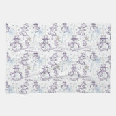 Linge De Cuisine Christmas Elements Snowman Sketch (Horizontal)