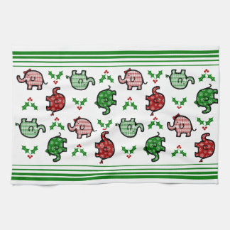Linge De Cuisine Christmas Elephant Kitchen Towel
