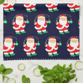 Linge De Cuisine Christmas Fishing Funny (Plié)