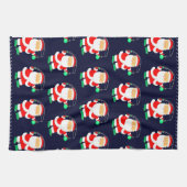 Linge De Cuisine Christmas Fishing Funny (Horizontal)