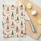 Linge De Cuisine Christmas Gnome Party Pattern (Quart Plié)