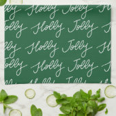 Linge De Cuisine Christmas Holly Jolly tea (Plié)