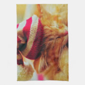 Linge De Cuisine Christmas Kitten (Vertical)