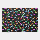 Linge De Cuisine Christmas Lights Pattern (Horizontal)
