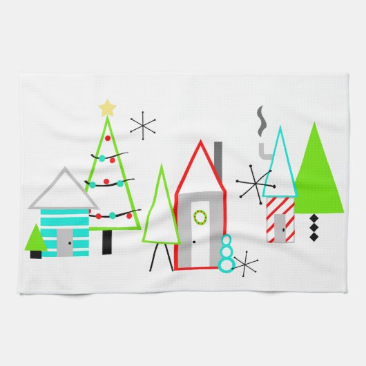 Linge De Cuisine christmas midcentury (Horizontal)