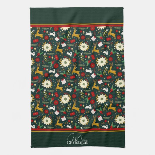 Linge De Cuisine Christmas pattern kitchen (Vertical)