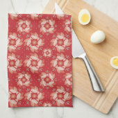 Linge De Cuisine Christmas Red Peace Dove (Quart Plié)