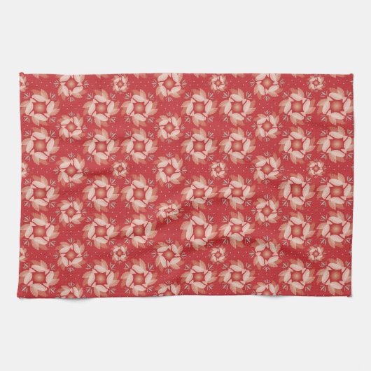 Linge De Cuisine Christmas Red Peace Dove (Horizontal)
