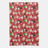 Linge De Cuisine Christmas Rough Collie (Vertical)