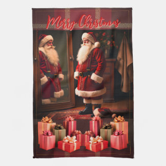 Linge De Cuisine Christmas Santa Claus