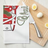LINGE DE CUISINE CHRISTMAS SCHNAUZER (Quart Plié)