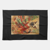 Linge De Cuisine Christmas Siamese Cat Poster Holiday Home  (Horizontal)